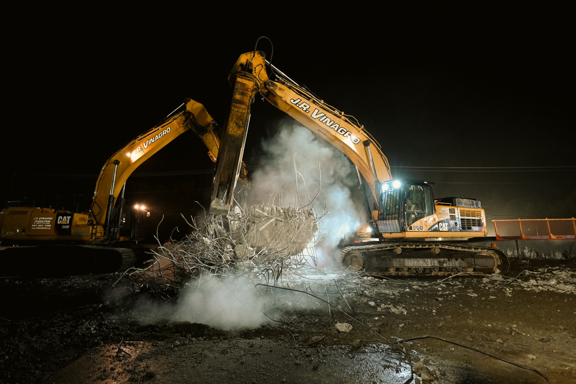 JR Vinagro - Overnight Bridge Demolition